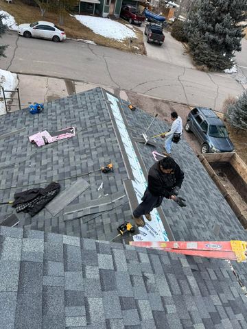 Tear-off down to the roof deck